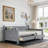 Twin Size Daybed with 2 Large Drawers-1481414297