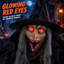 Plastic and Iron Freestanding Halloween Witches Animatronic Outdoor Decoration