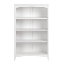 Mainstays Traditional 5 Shelf Bookcase with Doors, Weathered Oak Finish 
