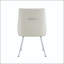 Chaise de salle à manger capitonnée en cuir avec dossier à losanges et poignée en métal - ensemble de 2-129041757-129041759-129041761
