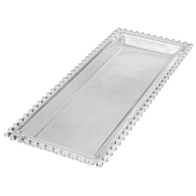 Mercer41 Savoie Crystal Glass Platter
