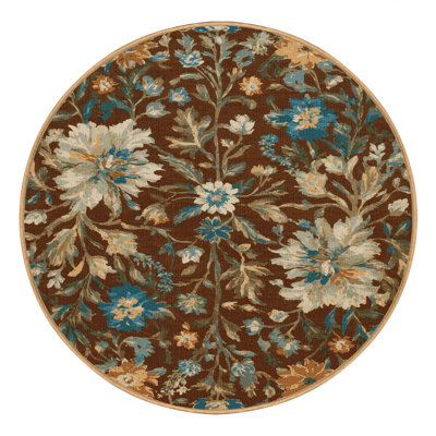 Machine Washable Nature Brown Area Rug