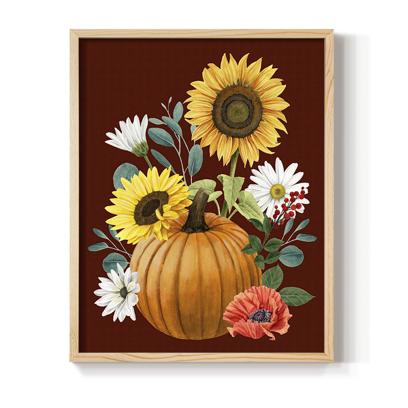 «Beautiful Fall I», reproduction encadrée - bois massif, H 11 po x l 9 po