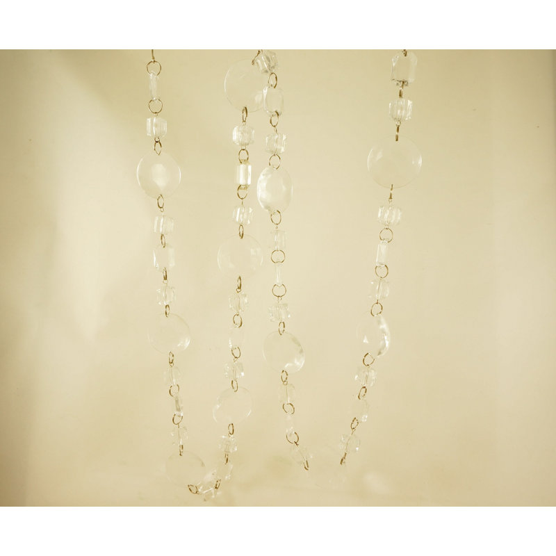 Guirlande en cristal rond en acrylique
