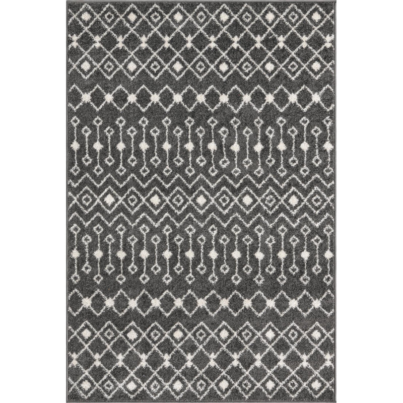 Abstract Indoor Rug, Rectangle 4' x 6'