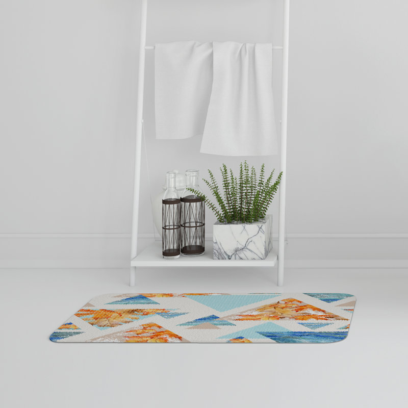 Ajayceon Memory Foam Non-Slip Bath Rug