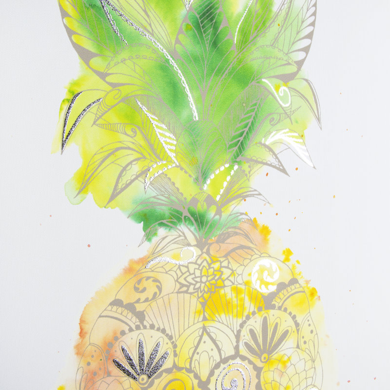 Art for the Home Pineapple Tropics Printed Canvas
