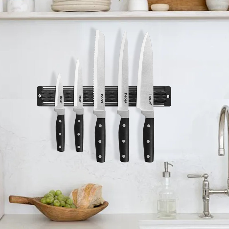 Ensemble de couteaux 6 pièces Hecef, Black