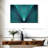 Harnek Abstract Blue Palm