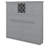 Queen-Sized Murphy Bed Featuring Spacious Upper Cabinetry-789481806