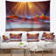Tapisserie «Alien Landscape at Sunset»-28491514