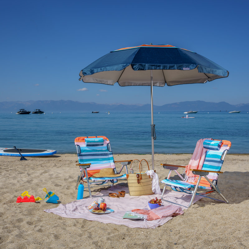 Chaise de plage inclinable / pliante Kuwana