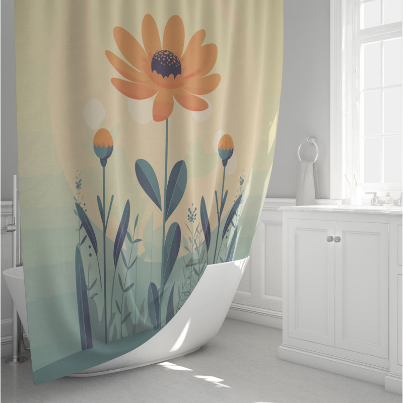 Rideau de douche Petalite, H 93 po x l 70 po