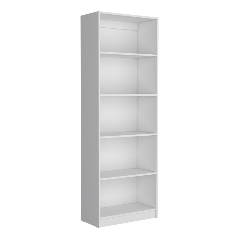 Bibliothèque blanche 71 "à cinq niveaux