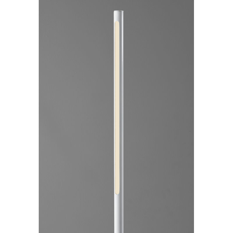 Leif 58'' LED Novelty Floor Lamp, Matte White