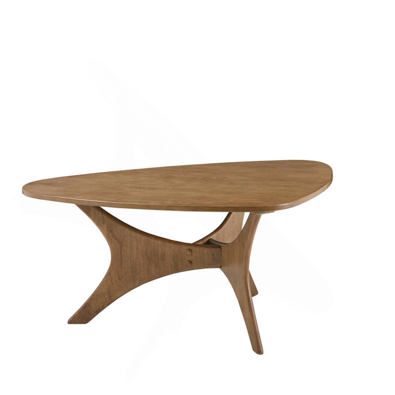 Coffee Table, Triangle Wood, Light Brown