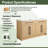 60'' Double Bathroom Vanity with Resin Top