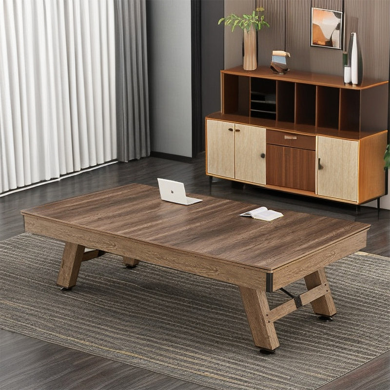 Table de billard avec pieds IQOWEL, 7', Noir