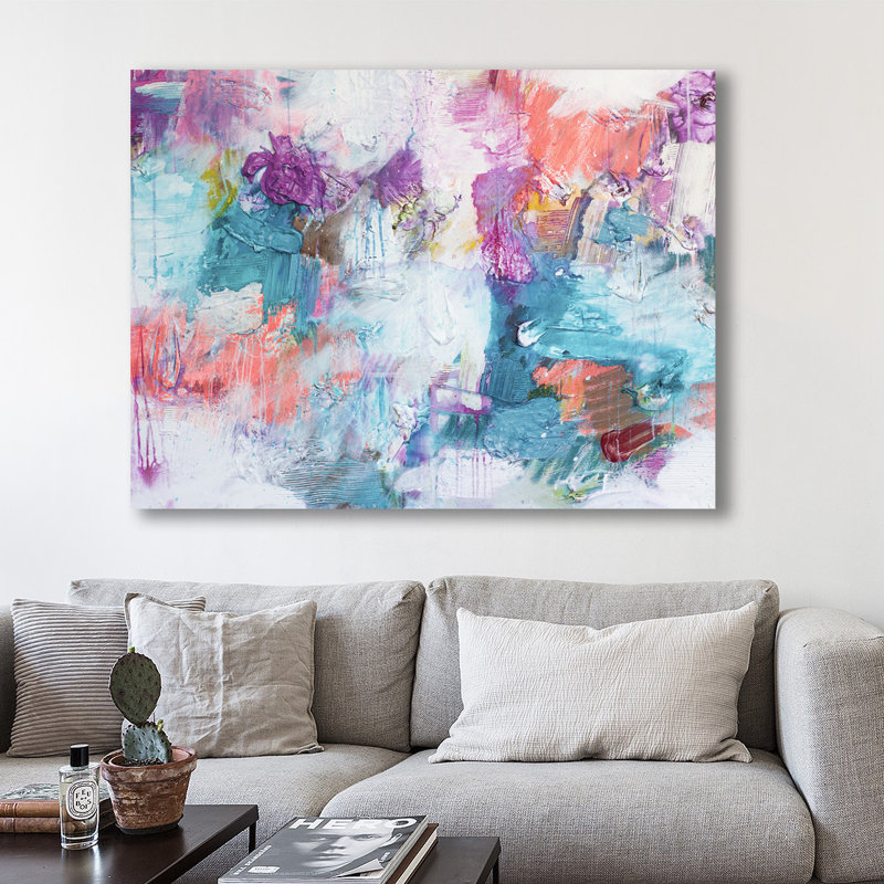 " I Think I Spilled Something " by Kent Youngstrom Painting Print, 12" H x 16" W x 1.5" D