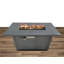 Table de foyer d'extérieur en acier au propane / gaz naturel avec couvercle-806859403