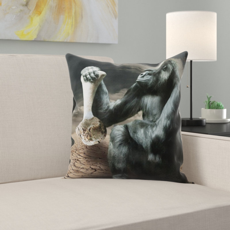 Housse et insert de coussin carré Gorilla