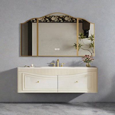 Armoire de salle de bain style français rétro