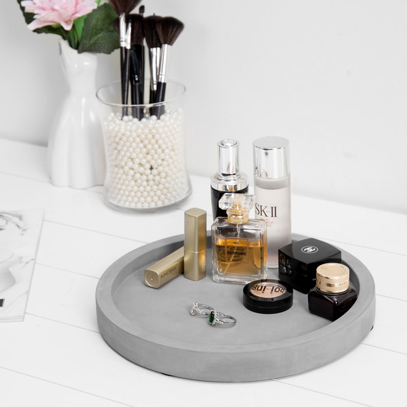 Susanna Concrete Bathroom Accessory Tray