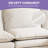 108"W Velvet Cloud Couch, Modular Sectional Sofa, Deep 3-Seat with Ottoman-776886650