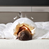 Down Comforter, All Season 100% Cotton Duvet Insert, Hotel Collection Bedding Comforters Ultra Soft Medium Warmth Duvet Insert with 8 Corner Loops White