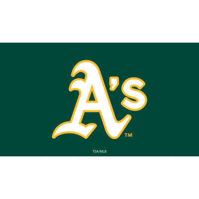 Tapis en PVC 16 po x 28 po Oakland A's