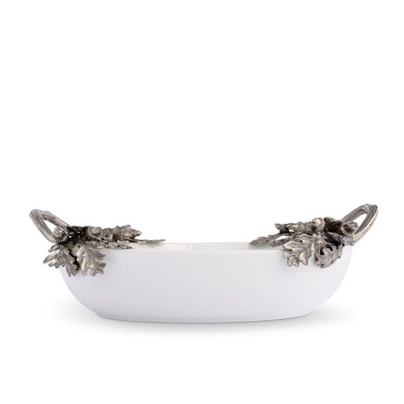 Majestic Forest Stoneware Condiment Server