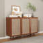 Buffet décoratif avec portes et tablettes