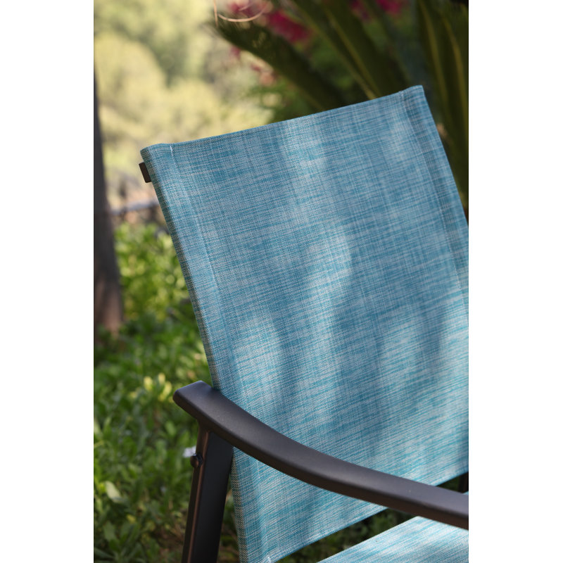 Avana Outdoor Dining Armchair, Graphite, Logan Graphite
