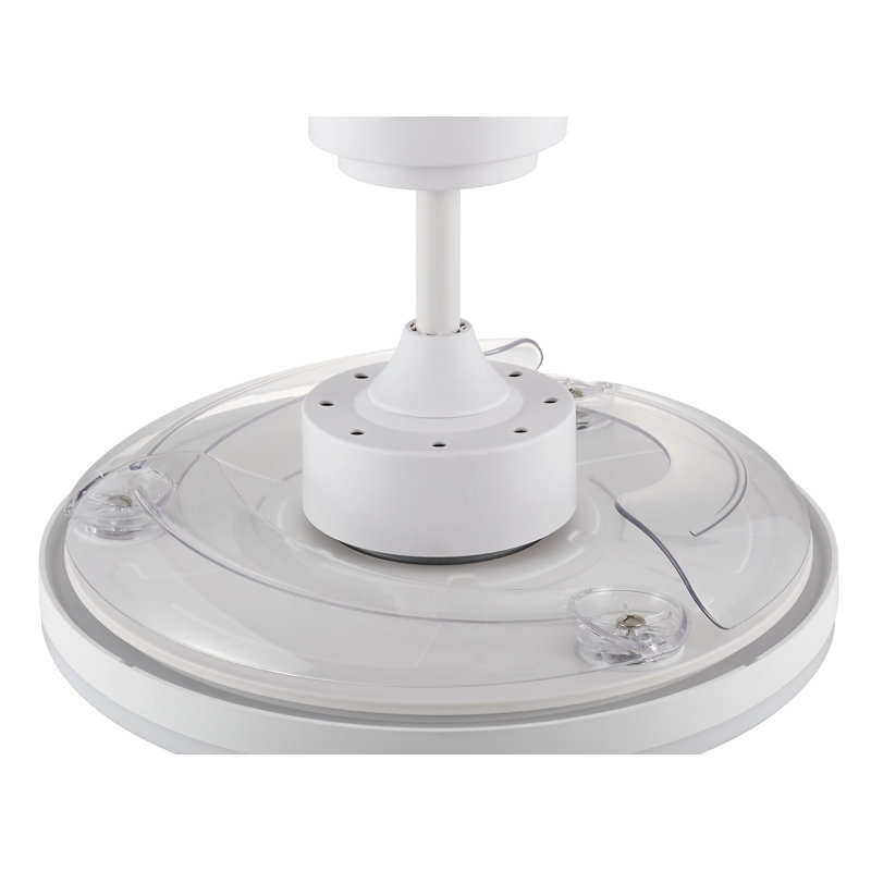 Ventilateur de plafond DC à pales rétractables avec lumière et télécommande Stroll