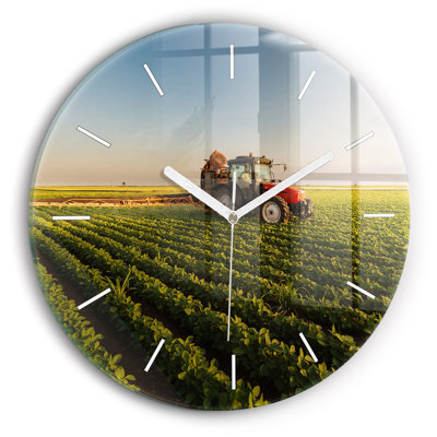 Glass Wall Clock