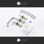 Kree Collection Two-Handle Deck-Mount 7.9 gpm Roman Tub Faucet with Rough-In Valve - Brushed Nickel-82373791