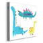 Dino Trio - reproduction sur toile tendue-718317560