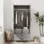 Bostick Solid Wood Wardrobe-1558941762