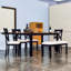Ensemble de table de salle à manger 6 pièces avec banc et chaises rembourrées-393126648-393126649-393126654
