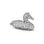 Crazy Metal Duck Figurine
