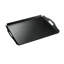 Black Room Service Tray With Raised Edges