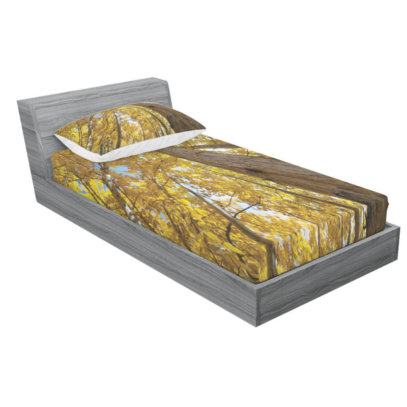 Microfiber Sheet Set, Twin Sheet Set with Fitted Sheet
