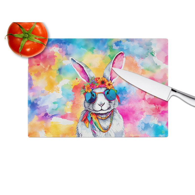 Planche à découper en verre Hippie