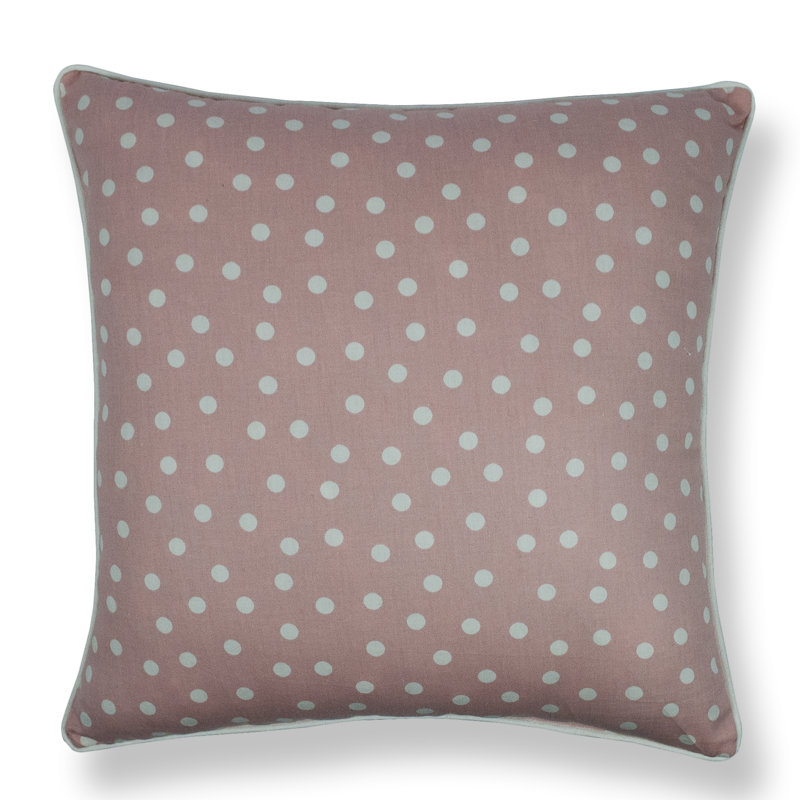Clementine Decorative Throw Pillow, Pink/White