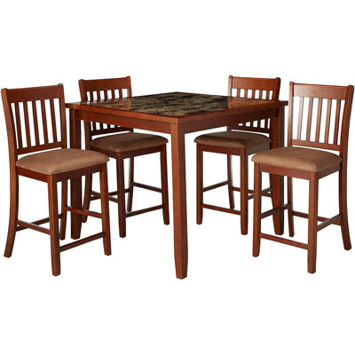 Shavae Square 42'' L x 42'' W Dining Set -  Red Barrel StudioÂ®, 78F8E158735042C3BE7E1B901CB2158C