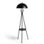Lampe sur pied géométrique noire Valo