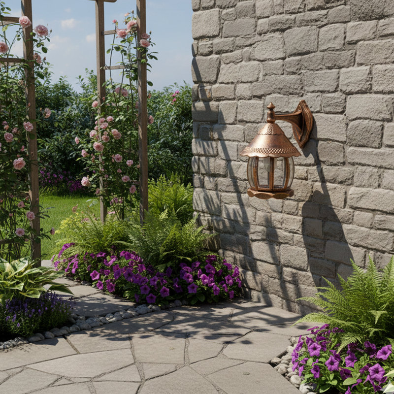 Aurelia 1-Light Outdoor Armed Sconce