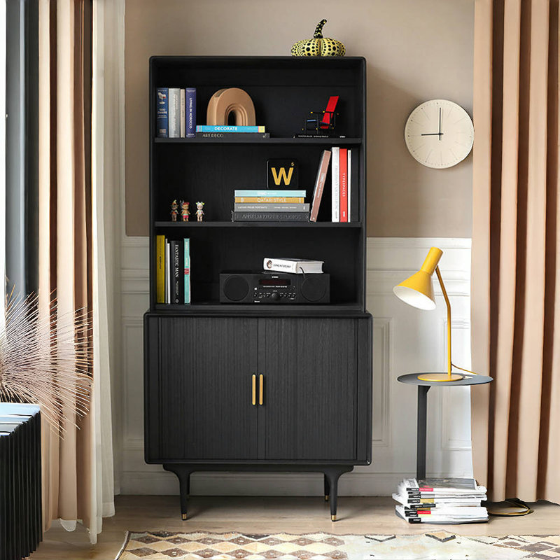 Modern Minimalist Creative Design Display Cabinet, Black