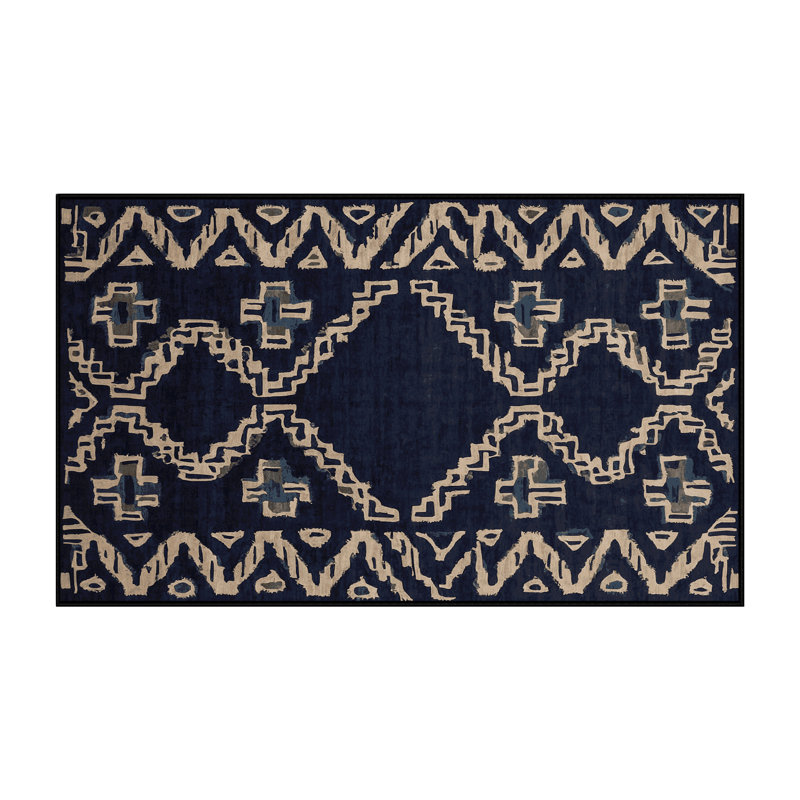 Machine Washable Gray Area Rug, Rectangle 2' x 3'