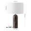 Lampe de table en marbre Ansonia Tunbridge